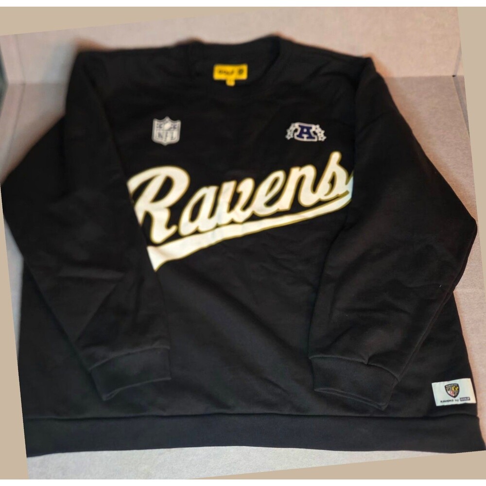 NFL by Golf Wang Unisex Sweatshirt Sz 2XL Baltimore Ravens Black NWT
